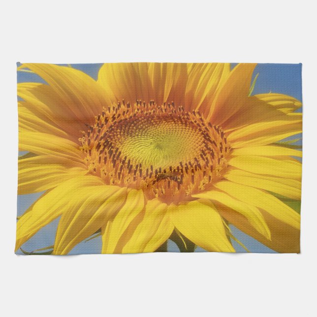 Linge De Cuisine Tournesol jaune (Horizontal)