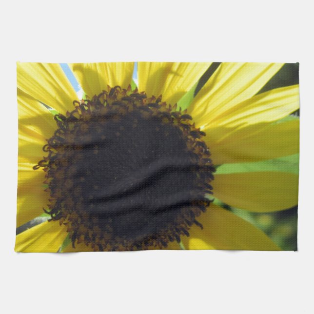 Linge De Cuisine Tournesol jaune (Horizontal)