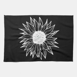 Linge De Cuisine Tournesol Jolie fleur fleur sauvage multicolore