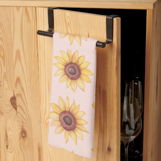 Linge De Cuisine "Tournesols" (Pliage en tiers)