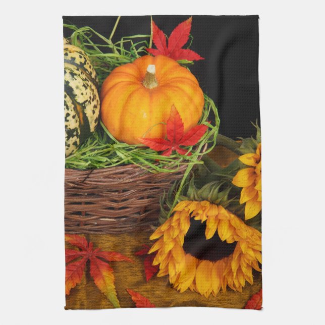 Linge De Cuisine Tournesols de la récolte d'automne (Vertical)