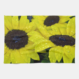 LINGE DE CUISINE TOURNESOLS MAGNIFIQUES DE JARDIN