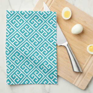 Linge De Cuisine Tourquoise Greek