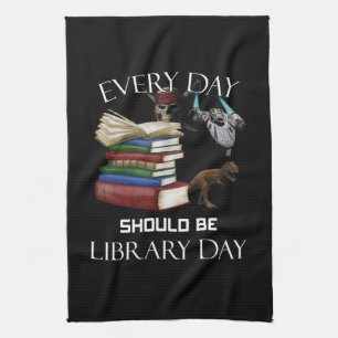 Linge De Cuisine Tous Devraient Être La Journée De La Bibliothèque