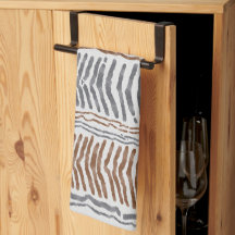Towel de cuisine rayé tribal bohème