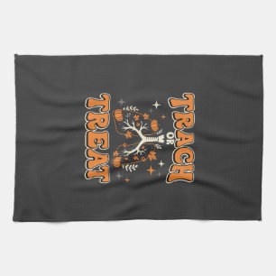 Linge De Cuisine Trach ou Treat Design Respiratoire Halloween