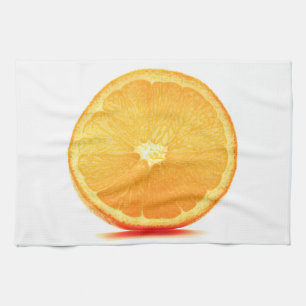 Linge De Cuisine tranche orange