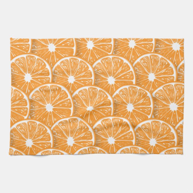 Linge De Cuisine Tranches orange (Horizontal)