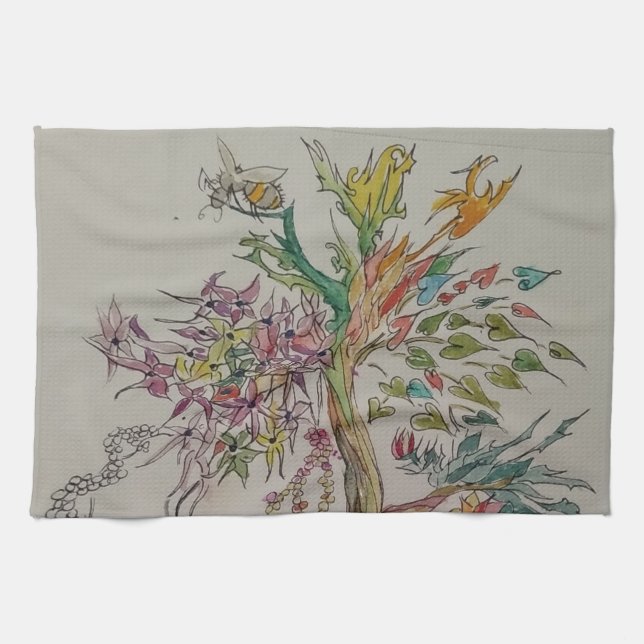 Linge De Cuisine Transcender l'arbre ancestral (Horizontal)