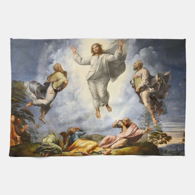 Linge De Cuisine Transfiguration du Christ - Raphaello Sanzio 1520 (Horizontal)