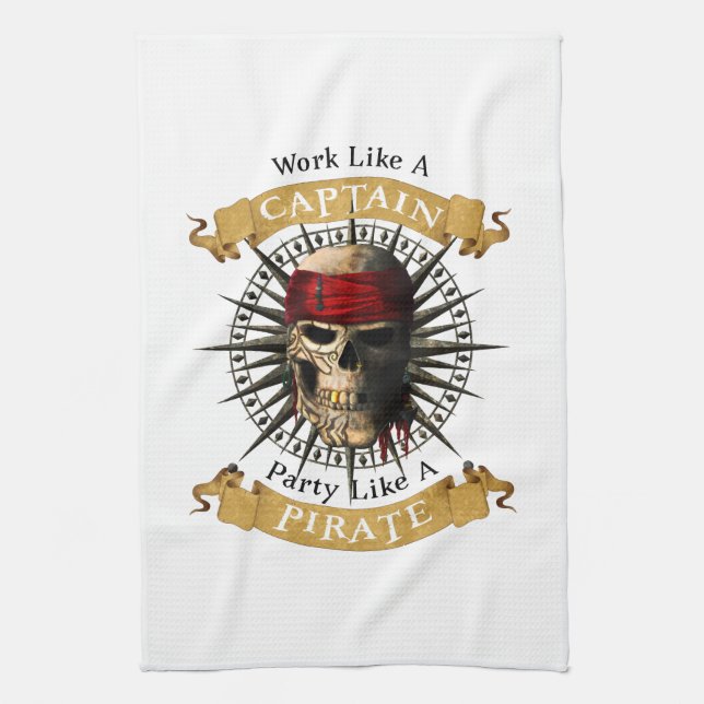 Linge De Cuisine Travailler Comme Une Partie De Capitaine Comme Un  (Vertical)