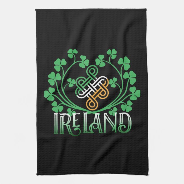 LINGE DE CUISINE TRÈFLE IRLANDE (Vertical)
