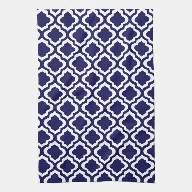 Linge De Cuisine Trèfle marocain de Quatrefoil de treillis de (Vertical)