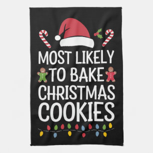 Linge De Cuisine Très Probable De Faire Cuire Des Cookies De Noël D
