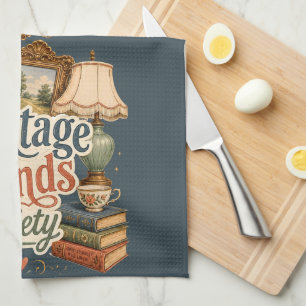 Linge De Cuisine Trésors de Cottage Vintage Bleu