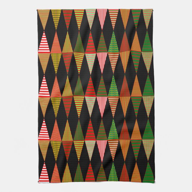 Linge De Cuisine Tri Christmas Trees (Vertical)