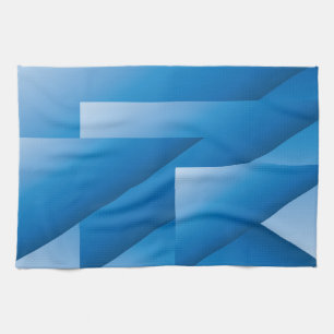 Linge De Cuisine Triangles bleus