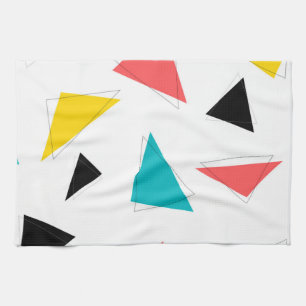 Linge De Cuisine triangles cool, uniques, tendance, urbains colorés