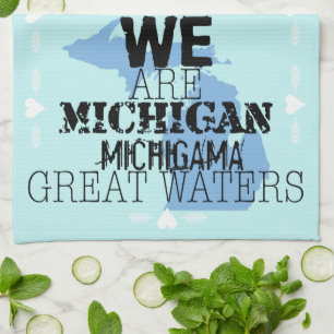 Linge De Cuisine Tribal Michigan Michigama Grandes Eaux Du Nord
