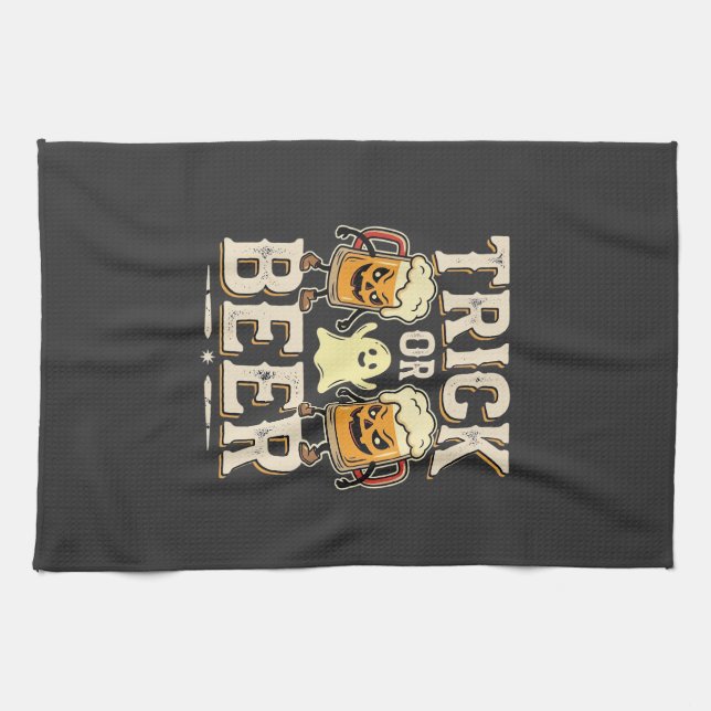 Linge De Cuisine Trick or Beer Halloween Beer Design_1 (Horizontal)