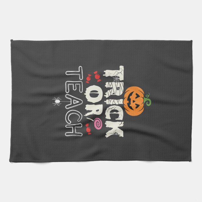 Linge De Cuisine Trick or Teach Halloween Teacher Design (2)_1 (Horizontal)