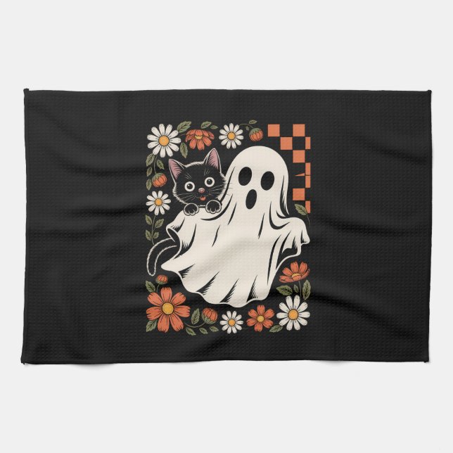 Linge De Cuisine Trick or Treat Halloween (Horizontal)