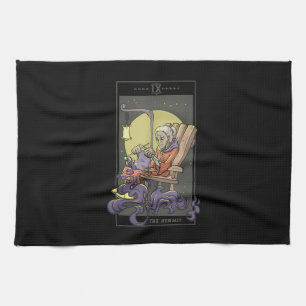 Linge De Cuisine Tricot à coudre Hermit Tarot Card Crochet Quilting