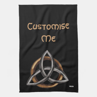 Linge De Cuisine Triquetra (Brown/Argent)