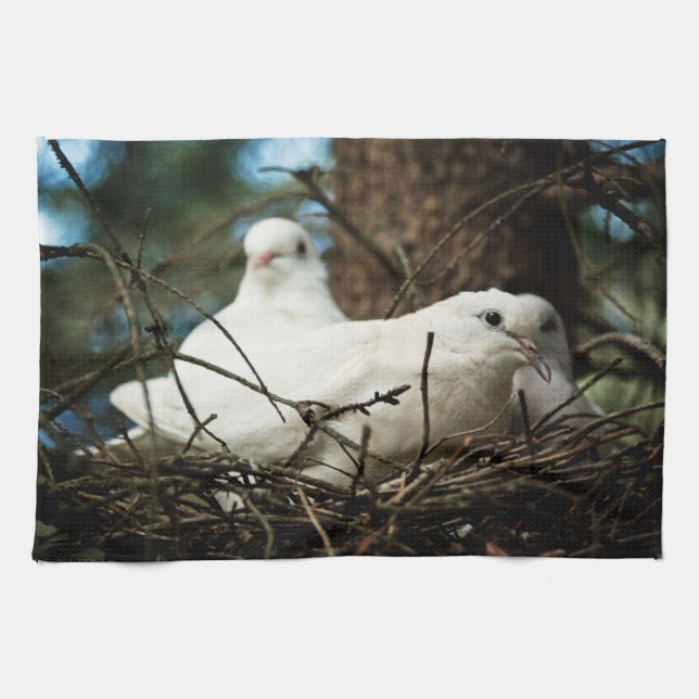 Linge De Cuisine Trois dans un arbre (Horizontal)
