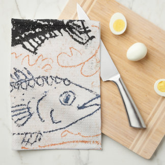 Linge De Cuisine Trois poissons, une obscurité
