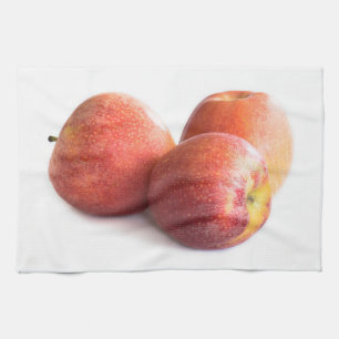 Linge De Cuisine Trois pommes rouges