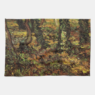 Linge De Cuisine Troncs d'arbres avec lierre par Vincent van Gogh