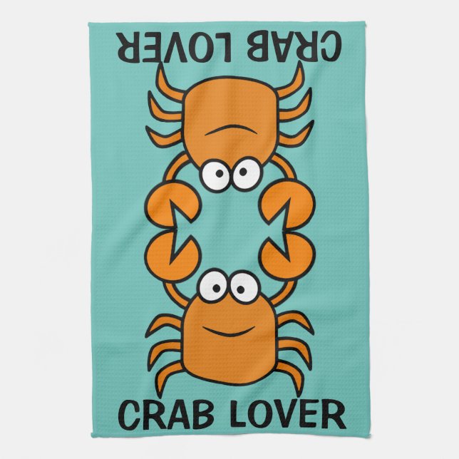 Linge De Cuisine Trop de crabe (Vertical)