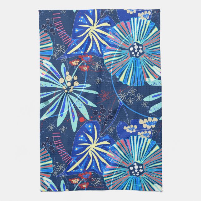 Linge De Cuisine tropical Abstrait (Vertical)