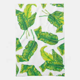 Linge De Cuisine Tropicana Gold Feuilles
