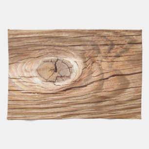 Linge De Cuisine Trou en bois de grain