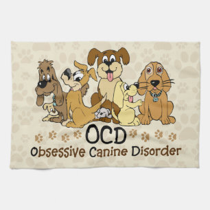 Linge De Cuisine Trouble obsessif de la canine