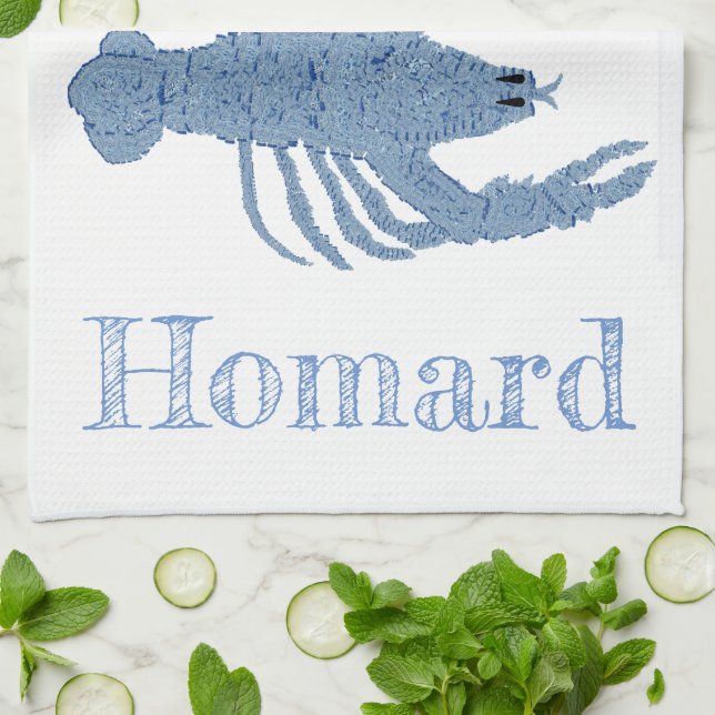 Linge De Cuisine Trousse de déco à gingembre à bille de homard Topi (Plié)