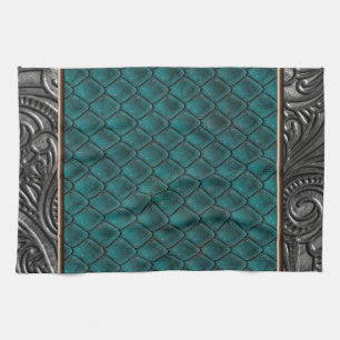 Linge De Cuisine Tueur gothique Teal