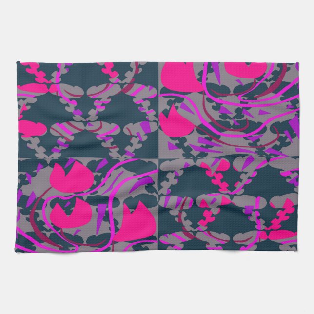 Linge De Cuisine Tulipbulbs Roses (Horizontal)