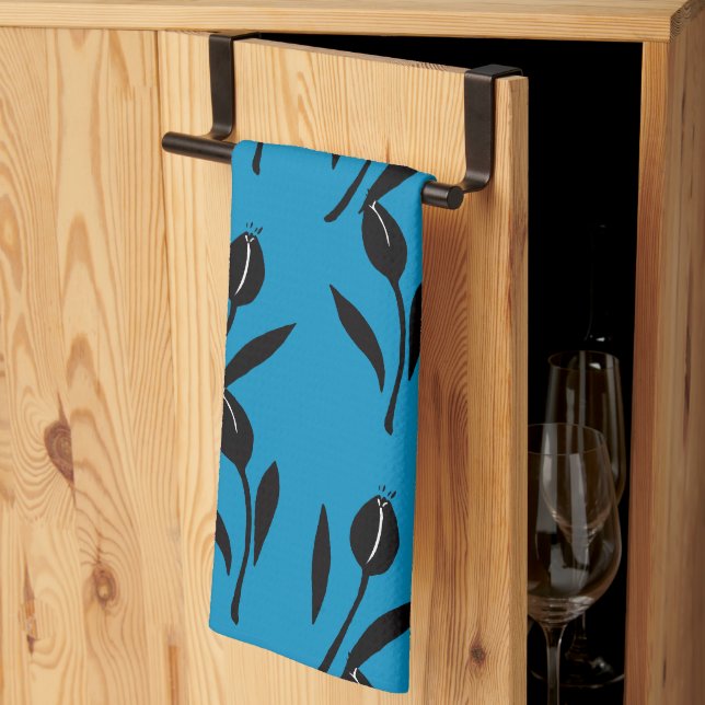 Linge De Cuisine Tulipe (Pliage en tiers)