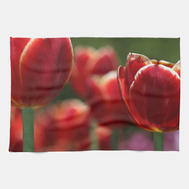 Linge De Cuisine Tulipes (Horizontal)