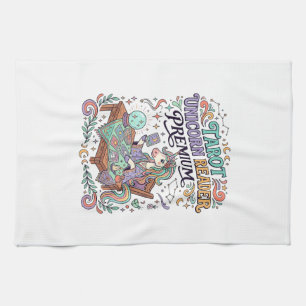 Linge De Cuisine Tunique de licorne de Tarot de licorne Lecteur Pre