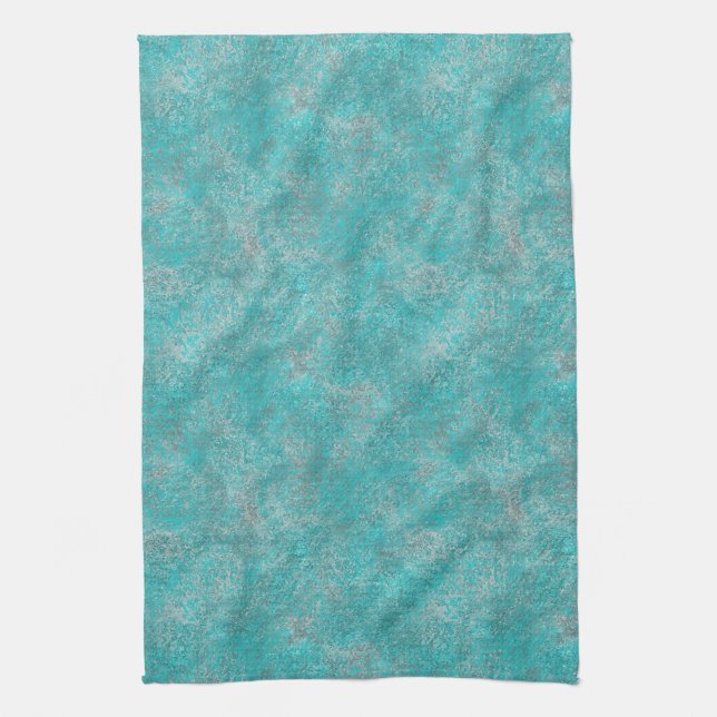 Linge De Cuisine Turquoise du sud-ouest (Vertical)