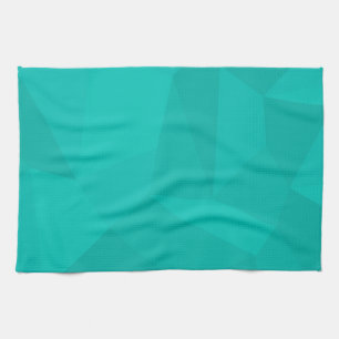 Linge De Cuisine Turquoise, moderne, cool, art géométrique tendance