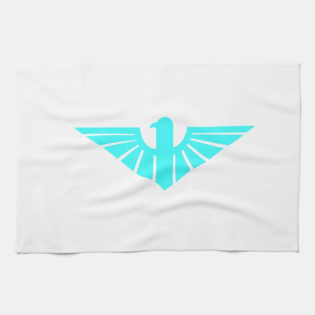 Linge De Cuisine Turquoise Thunderbird (Horizontal)