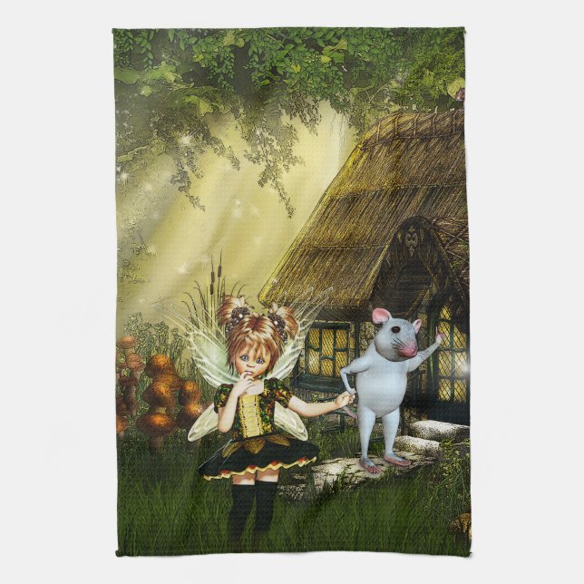 Linge De Cuisine Twilight Fairy Haven (Vertical)