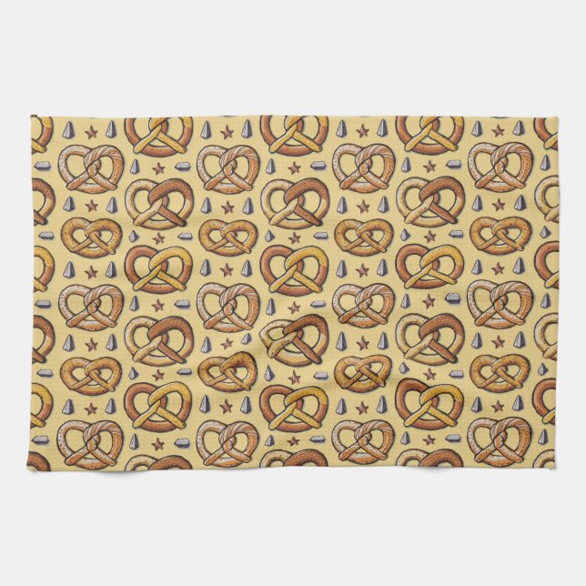 Linge De Cuisine "Twist & Shout : Une fête de Pretzel" (Horizontal)