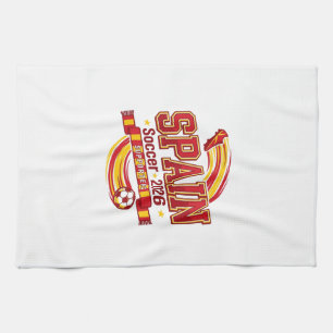 Linge De Cuisine Typographie de pays audacieuse Football Espagne 20
