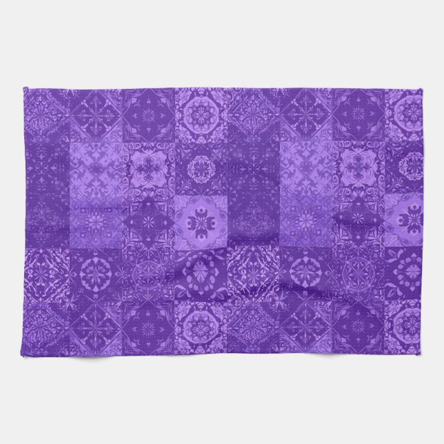 Linge De Cuisine Ube Halaya Violet (Horizontal)